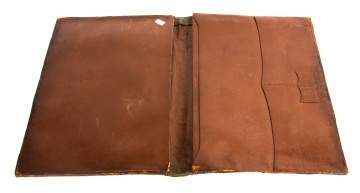 Vintage Crocodile Hide Folder