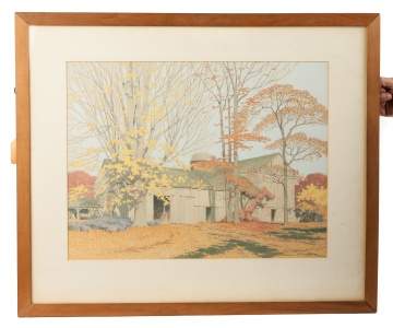 John C. Wenrich  (American, 1894-1970) "October"