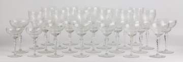 Engraved Glass Stemware