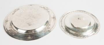 Two Sterling Silver Trays 