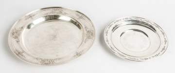 Two Sterling Silver Trays 
