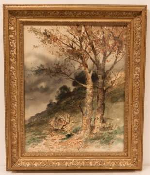 Charles Paul Gruppé (American, 1860-1940) River Birches