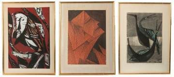 Three Japanese Woodblock Prints