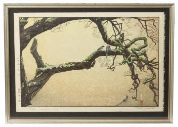 Four Japanese Woodblock Prints