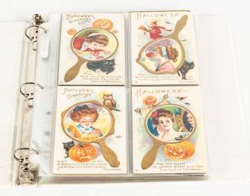 Group of 75 Vintage Halloween Postcards