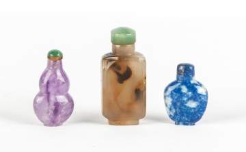 Three Snuff Bottles