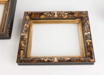 Two Victorian Hand Painted Picture Frames