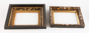 Two Victorian Hand Painted Picture Frames