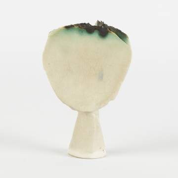 Ruth Duckworth (British, 1919-2009) Organic  Porcelain Shape with White Glaze
