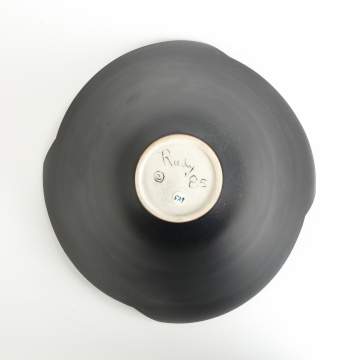 Elsa Rady (American, 1943-2011) Black Matte Bowl