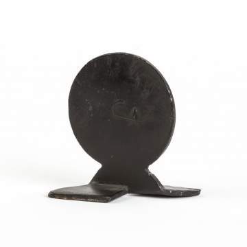 Alexander Calder (American, 1898-1976) "Black Disc Metal Stabile"