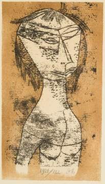 Paul Klee (German, 1879-1940) Die Heilige Von Innerer Licht (The Saint Of Inner Light)