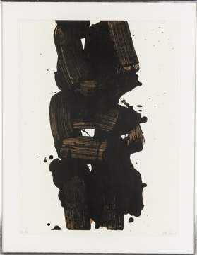 Pierre Soulages (French, born 1919) "Gres"