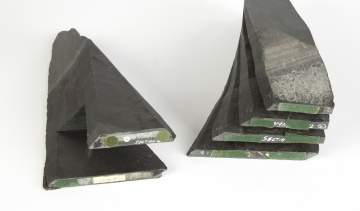 Livio Saganic (Born 1950) Slate Sculptures