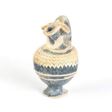 A Mediterranean Core-Formed Glass Oinochoe 