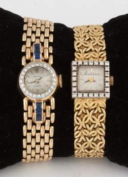 Two 14K Gold Watches