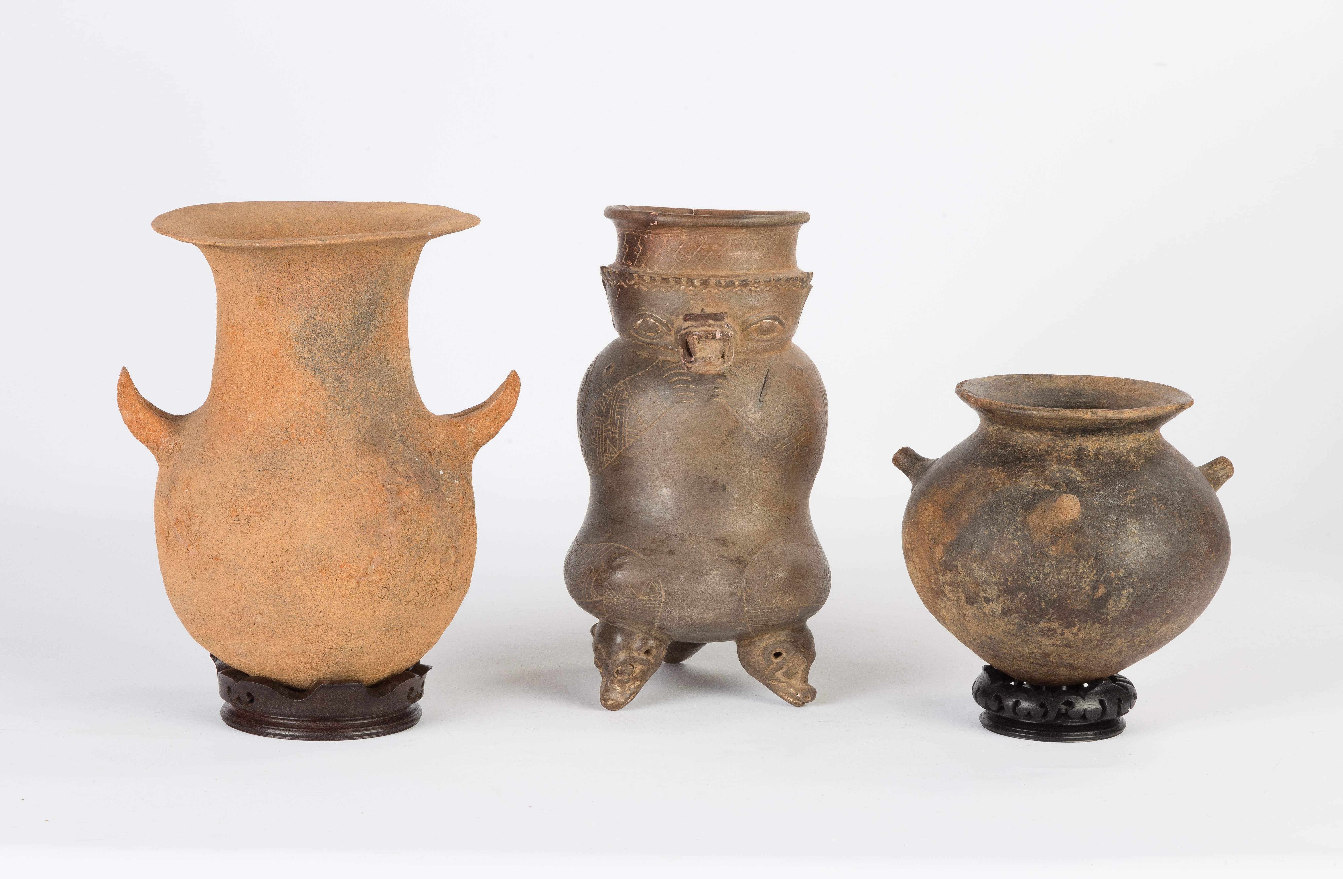 Three Ceramic Vessels Cottone Auctions