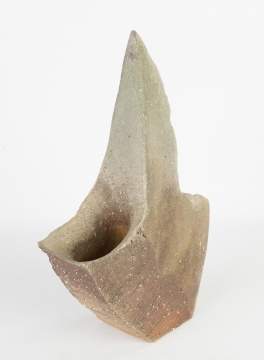 Yasuhisa Kohyama (Japanese, Born 1936) Triangular Ceramic Vessel