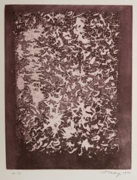 
Mark Tobey (American, 1890-1976) Transitions Portfolio of Seven Aquatints