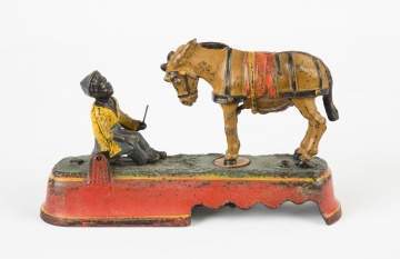 Always Did 'Spise a Mule Cast Iron Mechanical Bank