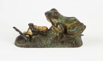 Two Frog Cast Iron Mechanical Banks