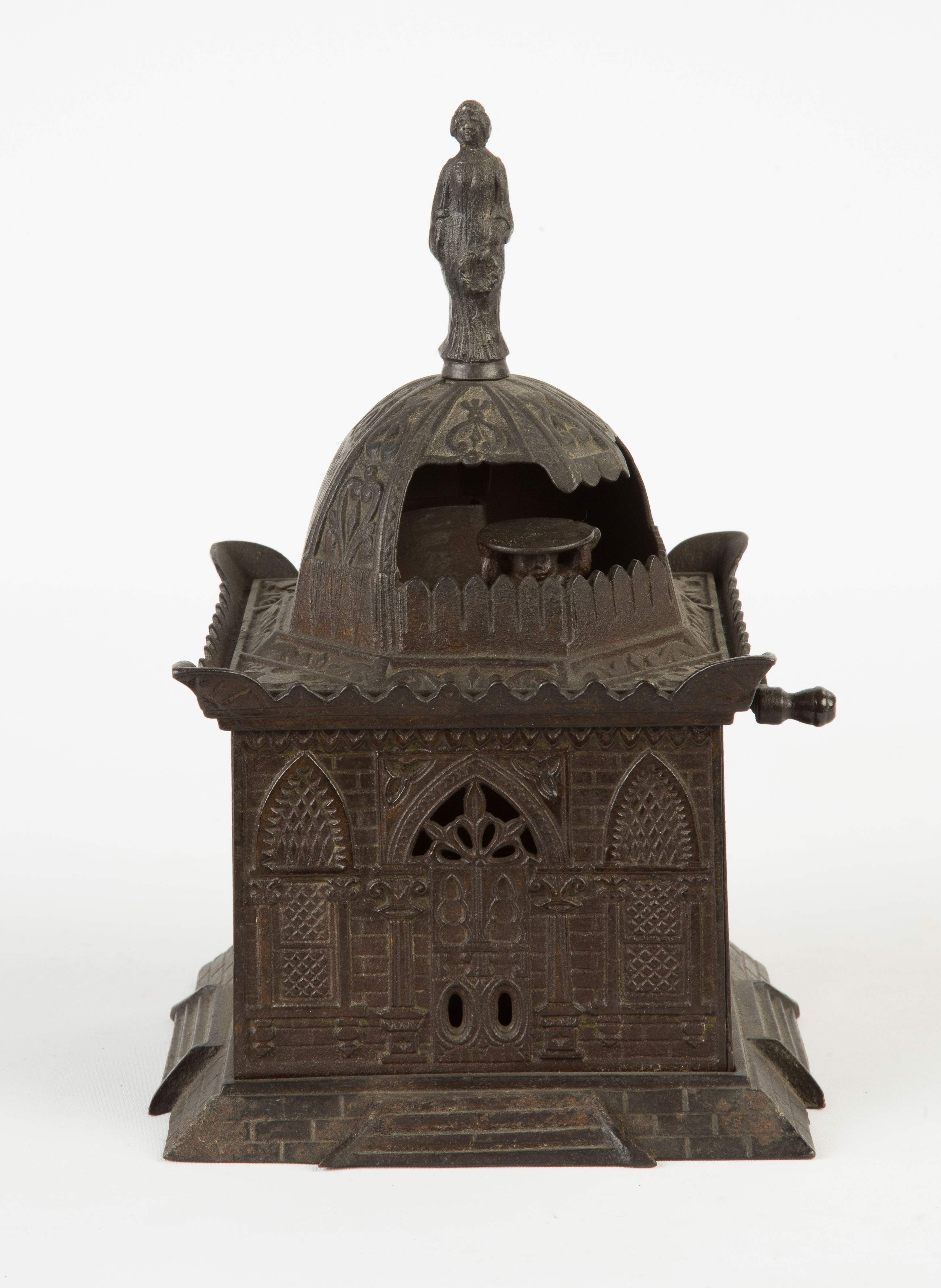 SemiMechanical Cast Iron Building Bank Cottone Auctions