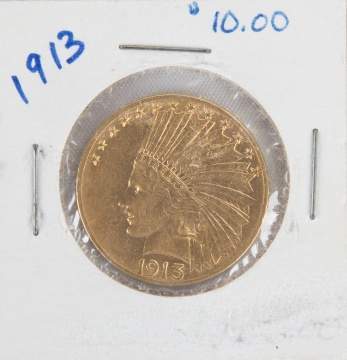 1913 Indian Head $10 Gold Coin