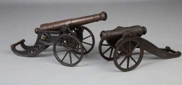 Two Cast Iron Signal Cannons