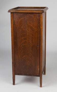 Talking Machine Oak Record Cabinet