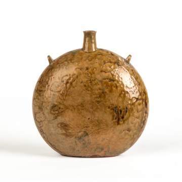 Japanese Stoneware Flask
