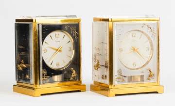 Le Coultre Atmos Clocks with Asian Motif
