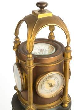 French Industrial Animated Clock, "The Bollard"