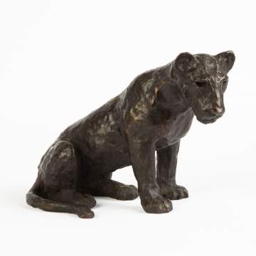 Bronze Lion Cub