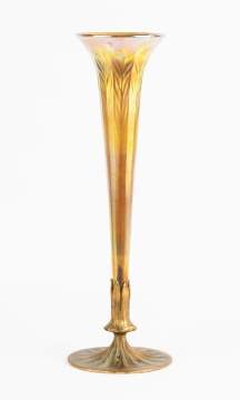 Tiffany Furnaces Trumpet Vase
