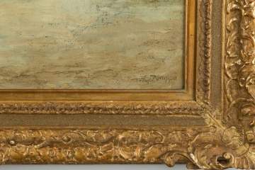 Charles P. Gruppe (American, 1860-1940) "Sunny Afternoon", Rockport, MA