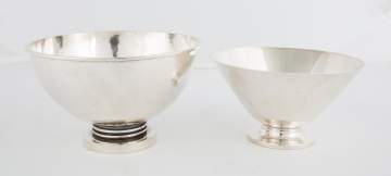 Two Sterling Silver Bowls