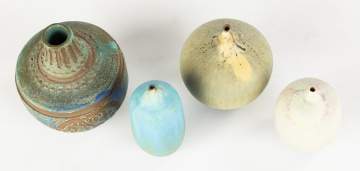 Four Rose Cabat (American, Born 1914) Vases