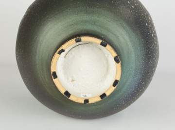 Edwin Scheier (American, 1910-2008) Footed Pot with Figures