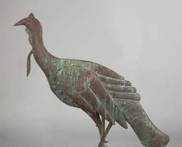Copper Turkey Weathervane