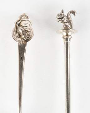 Two Sterling Silver Serving Spoons