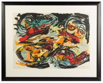 Karel Appel (Dutch, 1921-2006) Untitled Abstract