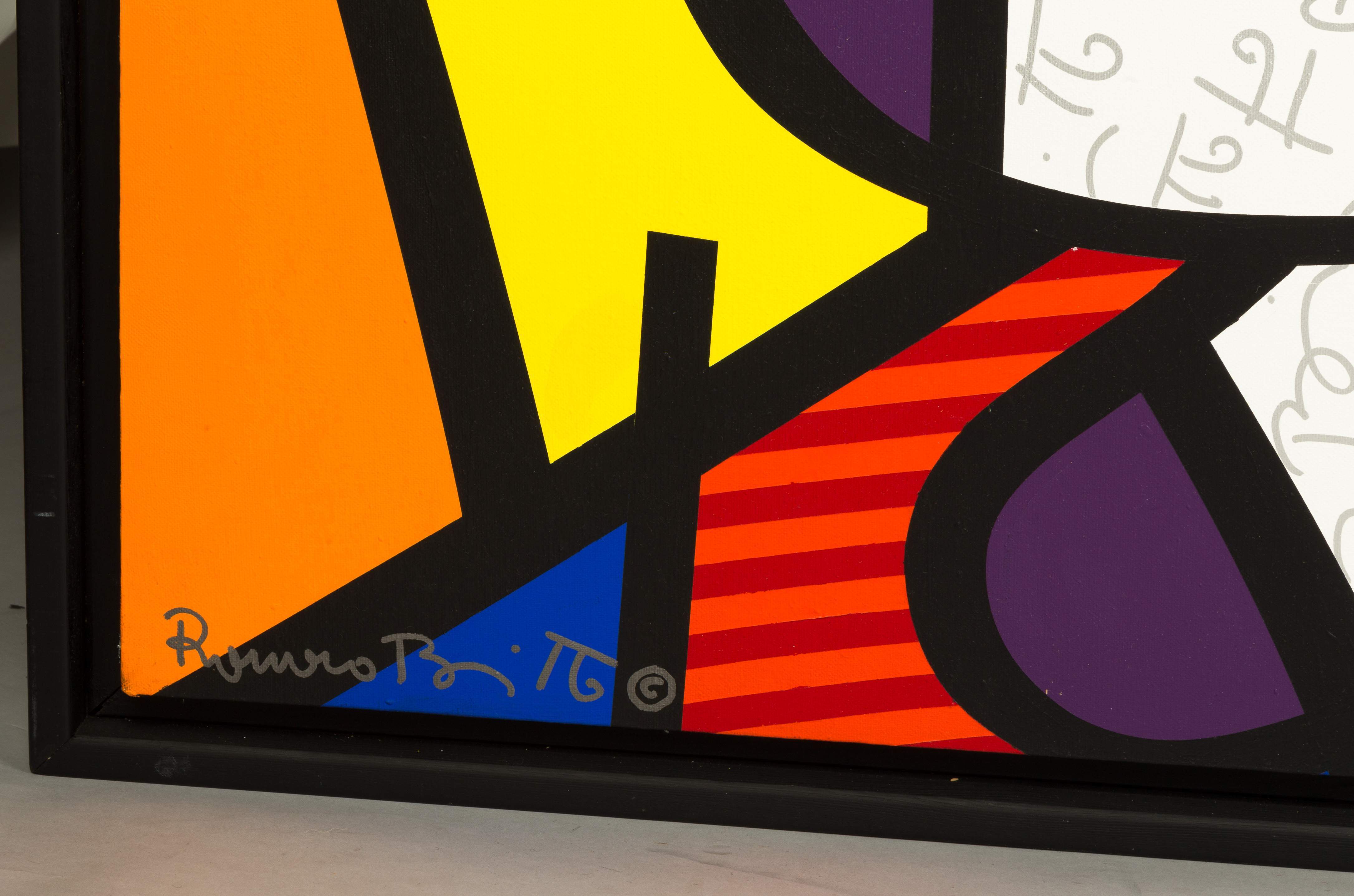 Romero Britto (Brazilian, born 1963) "Two Girls" | Cottone Auctions
