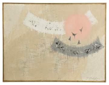 Tetsuo Ochikubo (American, 1923-1975) "Abstract"