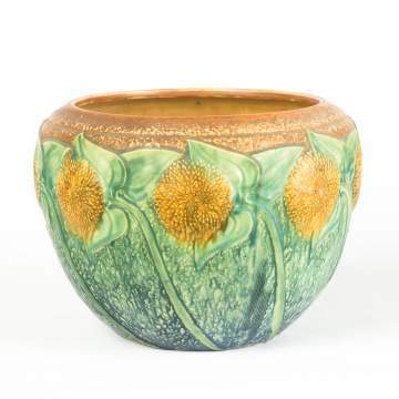Roseville Sunflower Jardinière