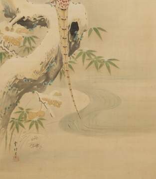 Two Hand Painted Asian Scrolls