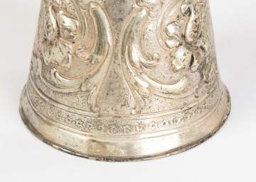 Continental Silver Figural Wedding Cup