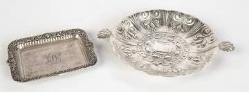Gorham and Tiffany and Co. Sterling Silver Trays