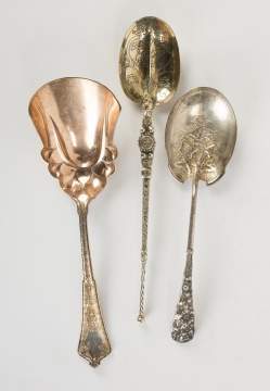 Three Sterling Silver Serving Pieces