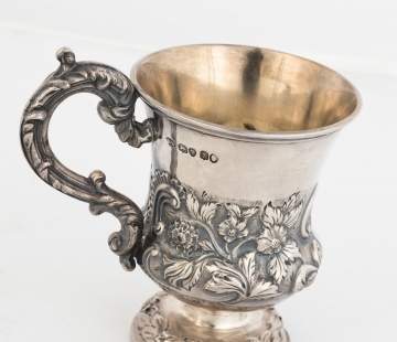 Benjamin Smith, London, Sterling Silver Handled Cup