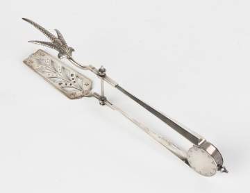 Large Sterling Silver Tongs